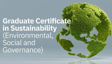 Graduate Certificate in Sustainability (Environmental, Social and Governance) 