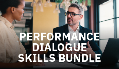 Performance Dialogue Skills Bundle — combining Giving and Receiving Feedback and Performance Conversations