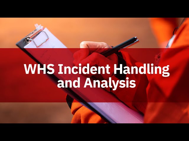 Watch WHS Incident Handling and Analysis on YouTube.