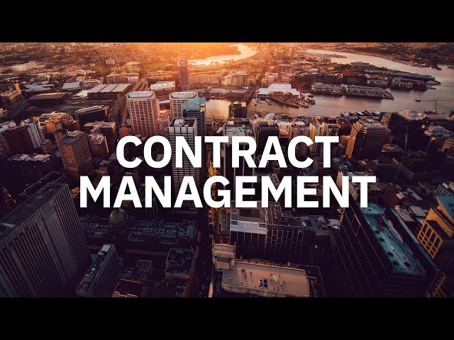 Watch Contract Management on YouTube.
