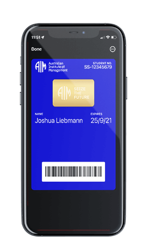 AIM Gold Card membership card graphic