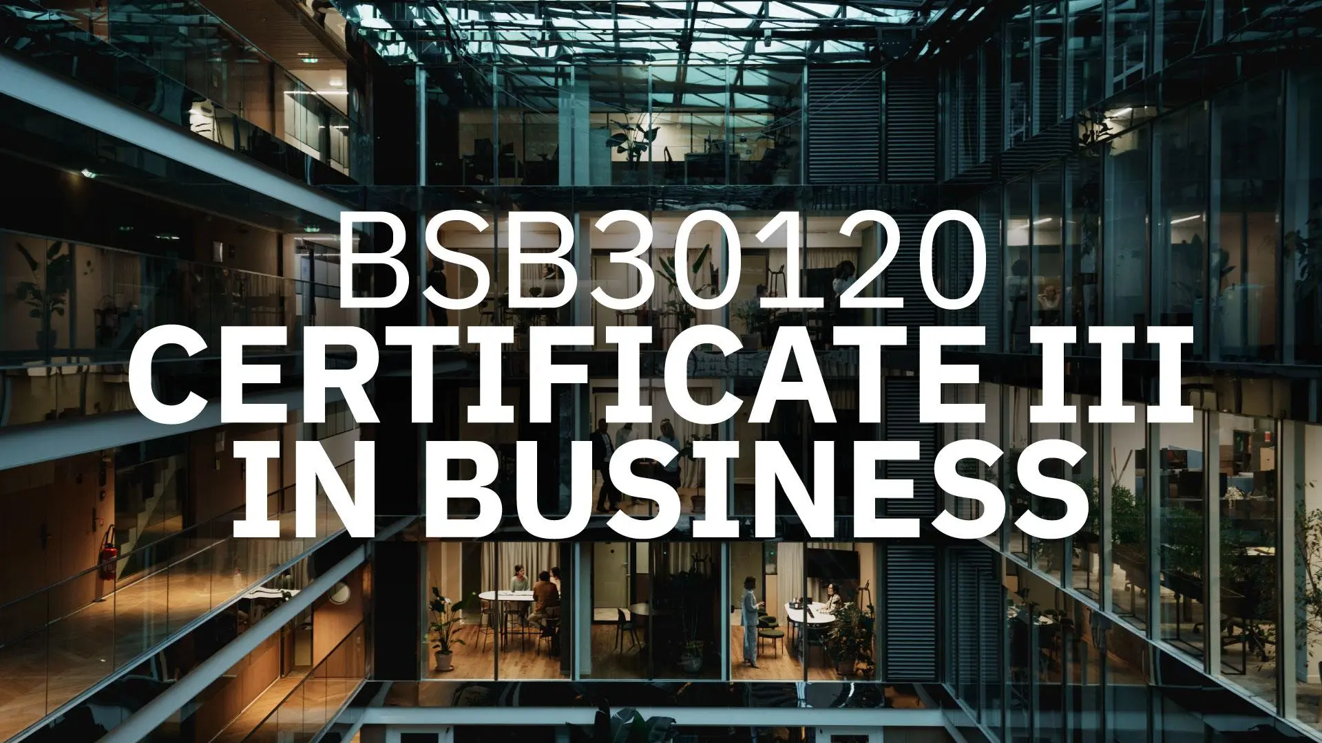 Graduate Certificate iii in Business
